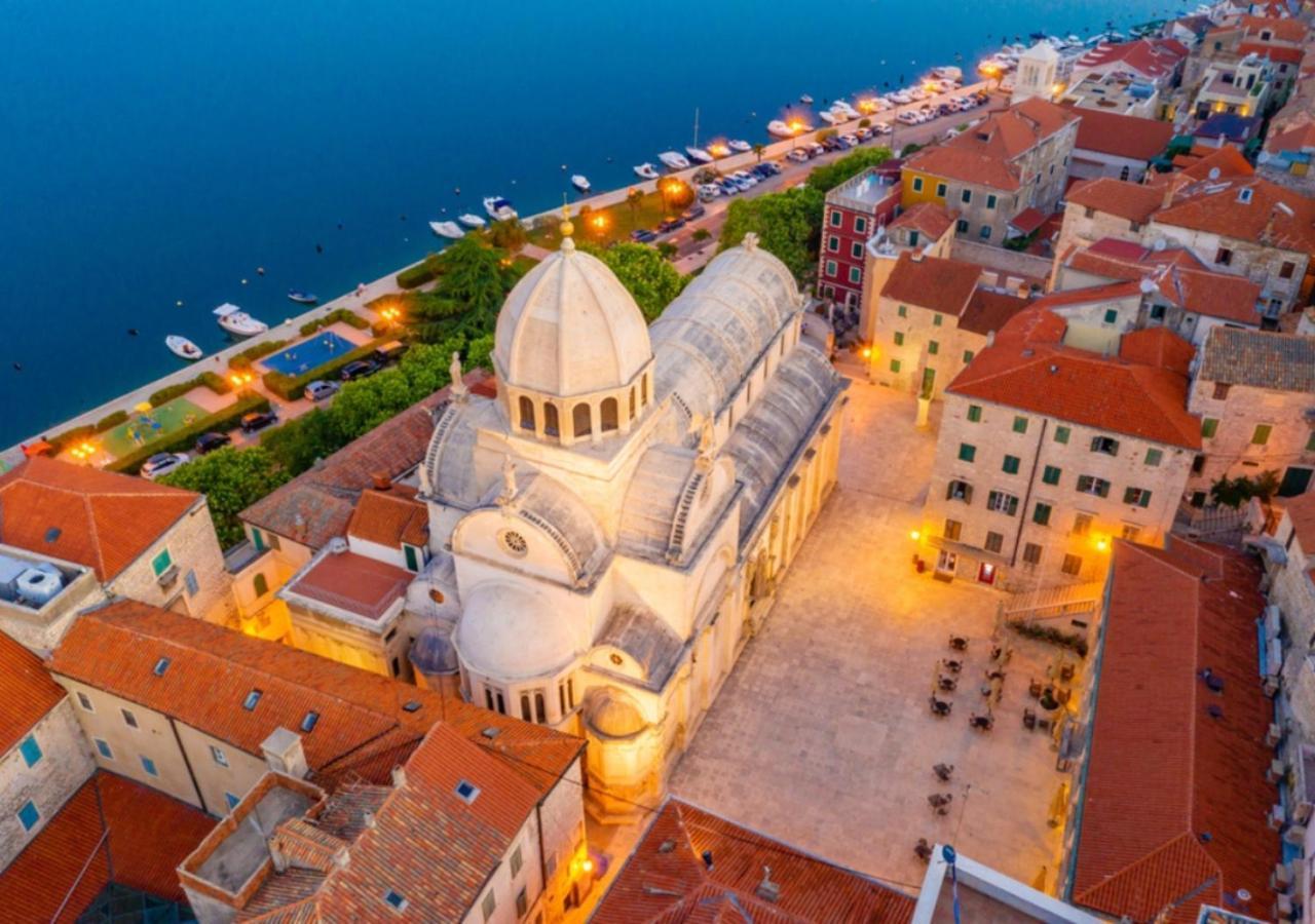 Luxury Beach Villa W Sea Sunset Views Šibenik Exterior foto